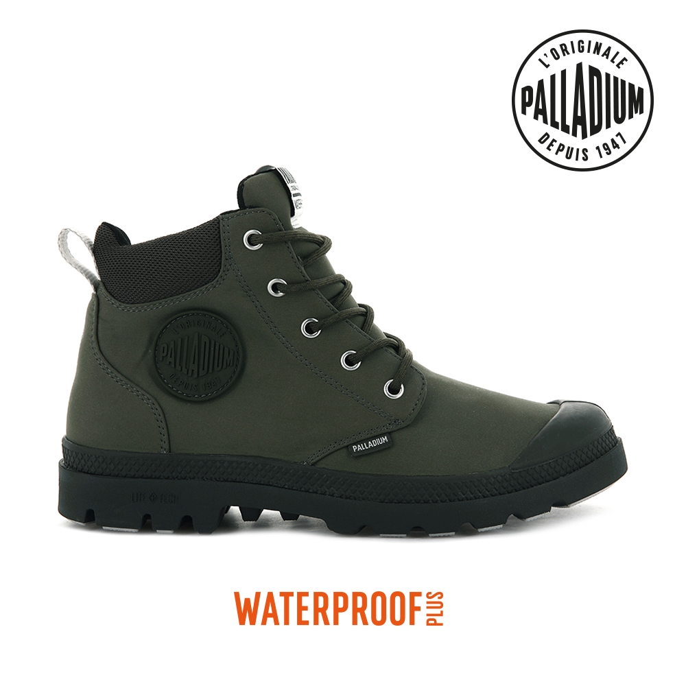 PALLADIUM Pampa Lite+ Cuff WP輕量防水靴-中性-墨綠