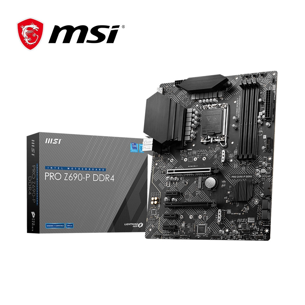 微星MSI PRO Z690-P DDR4 Intel主機板