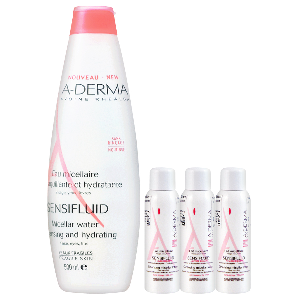 A-DERMA艾芙美 燕麥極淨卸妝液500ml(即期下殺加贈組)