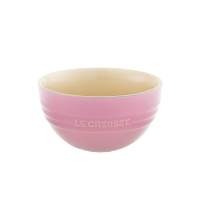 LE CREUSET 瓷器韓式飯碗-亮粉