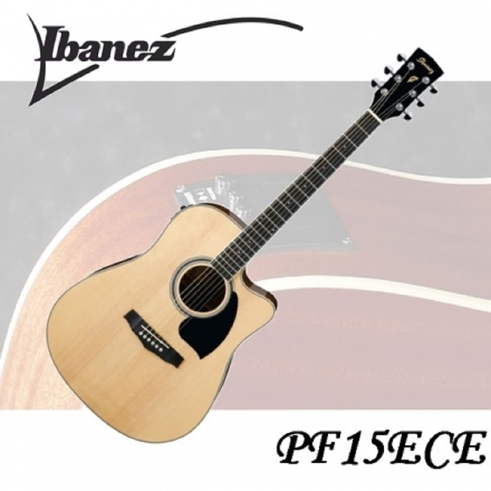 Ibanez PF15ECE 電木吉他/專業規格/絕佳音質/公司貨保固/原木色