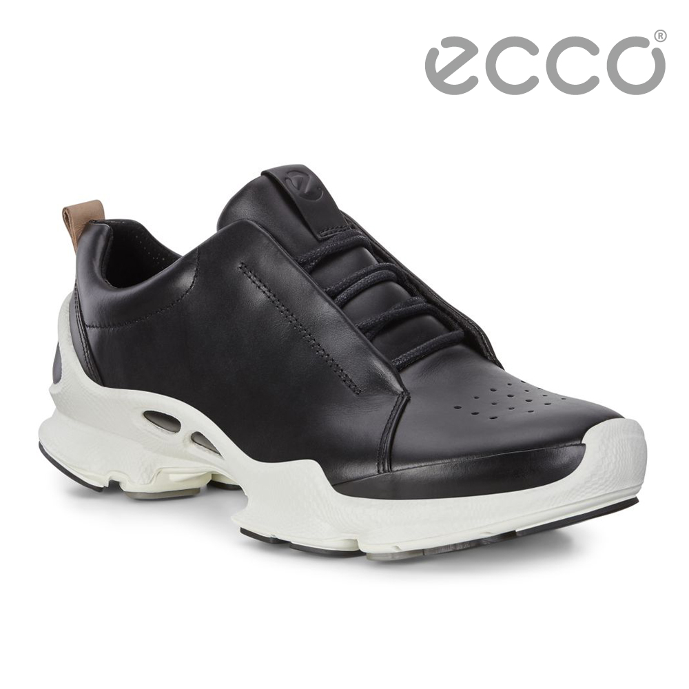 ECCO BIOM C - LADIES經典潮流閃耀皮革運動休閒鞋 女-黑