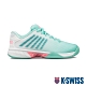 K-SWISS Hypercourt Express 2透氣輕量網球鞋-女-白/綠/粉紅 product thumbnail 1
