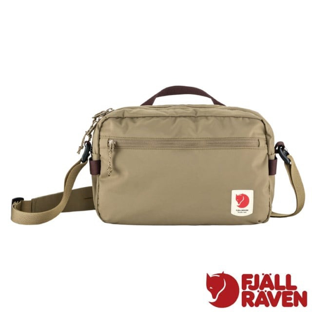 【Fjallraven 北極狐】High Coast Crossbody 3L 隨身日用斜背包.胸包.單肩側背包_23227-221 黏土