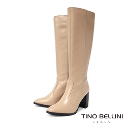 Tino Bellini 義大利進口尖頭馬靴FWXT005-3(米色)