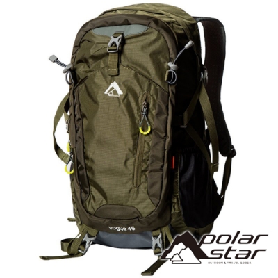 【PolarStar】透氣登山背包 45L『軍綠』P20802