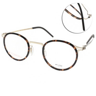 VYCOZ眼鏡 DURRA系列 薄鋼小貓眼款 /琥珀棕-金 #DR9003 GOLD-H