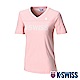 K-SWISS KS V-Neck Tee印花短袖T恤-女-粉紅 product thumbnail 1