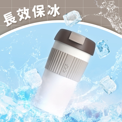 吻吻魚KKF 彩虹保溫杯490ml - 牛奶可可