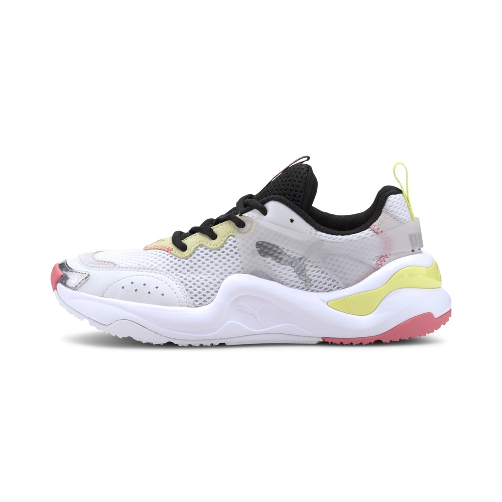 PUMA  Rise Contrast Wns 女休閒鞋-白-37232303