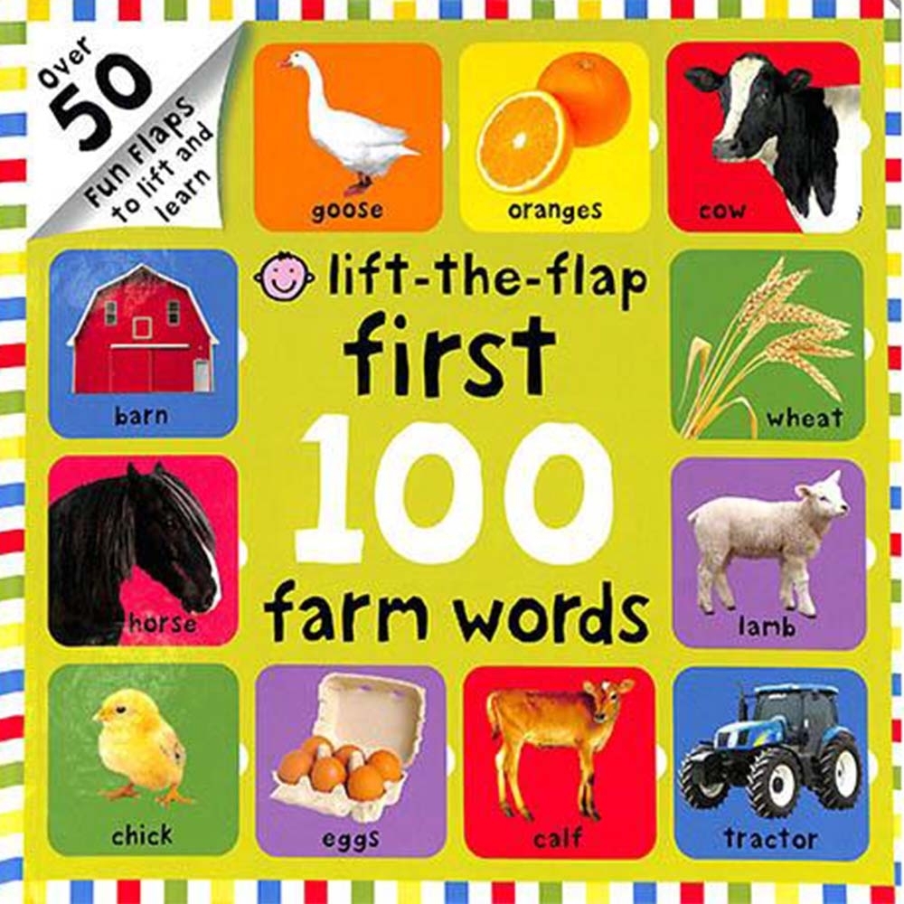 Lift-The-Flap First 100 Farm Word 翻翻操作書(美國版) | 拾書所