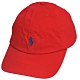 POLO RALPH LAUREN 品牌小馬刺繡LOGO棒球帽(紅) product thumbnail 1