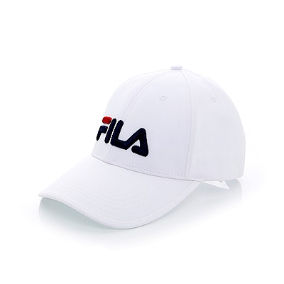 FILA 經典款六片帽-白 HTT-1000-WT