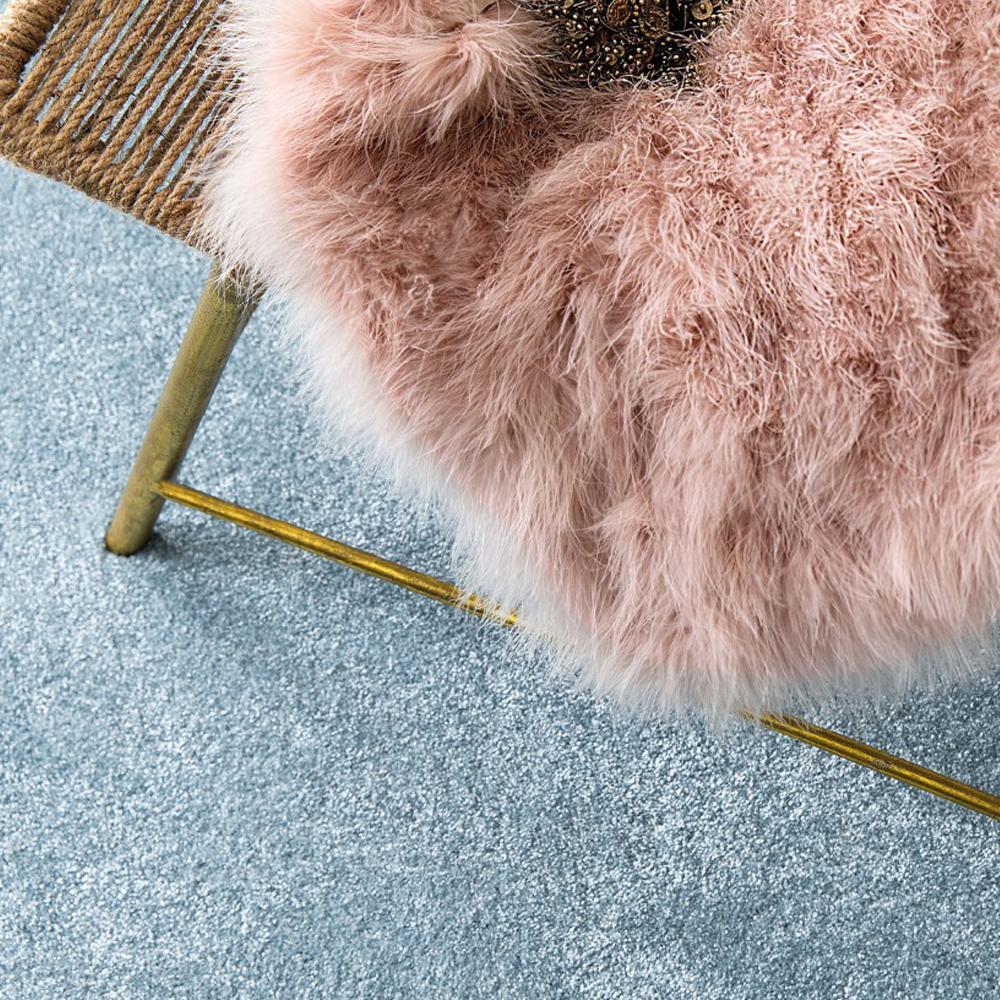 范登伯格 - 芙柔 超柔軟仿羊毛地毯 - 淡藍 (160 x 240cm)