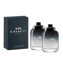 Coach New York時尚經典男性淡香水 小香4.5ml(2入組)