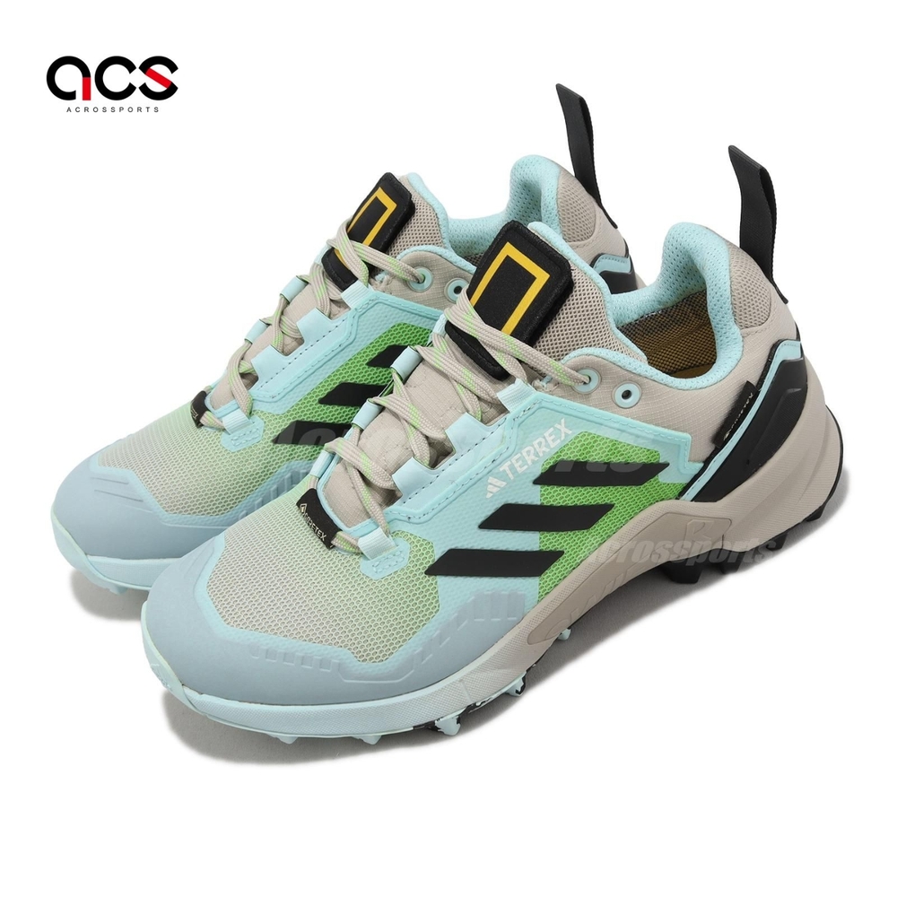 adidas 越野跑鞋Terrex Swift R3 GTX W x NA 女鞋藍聯名防水馬牌輪胎底