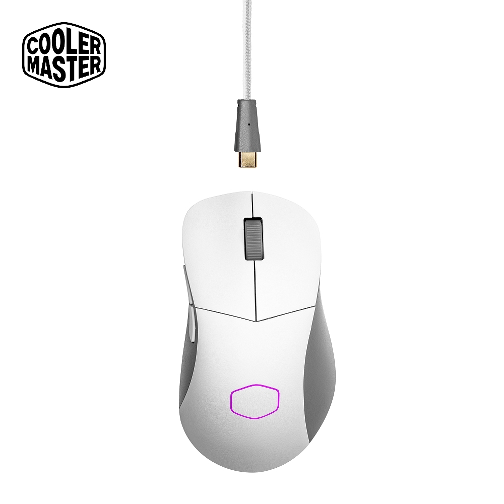 Cooler Master MM731 藍牙無線電競滑鼠 白色