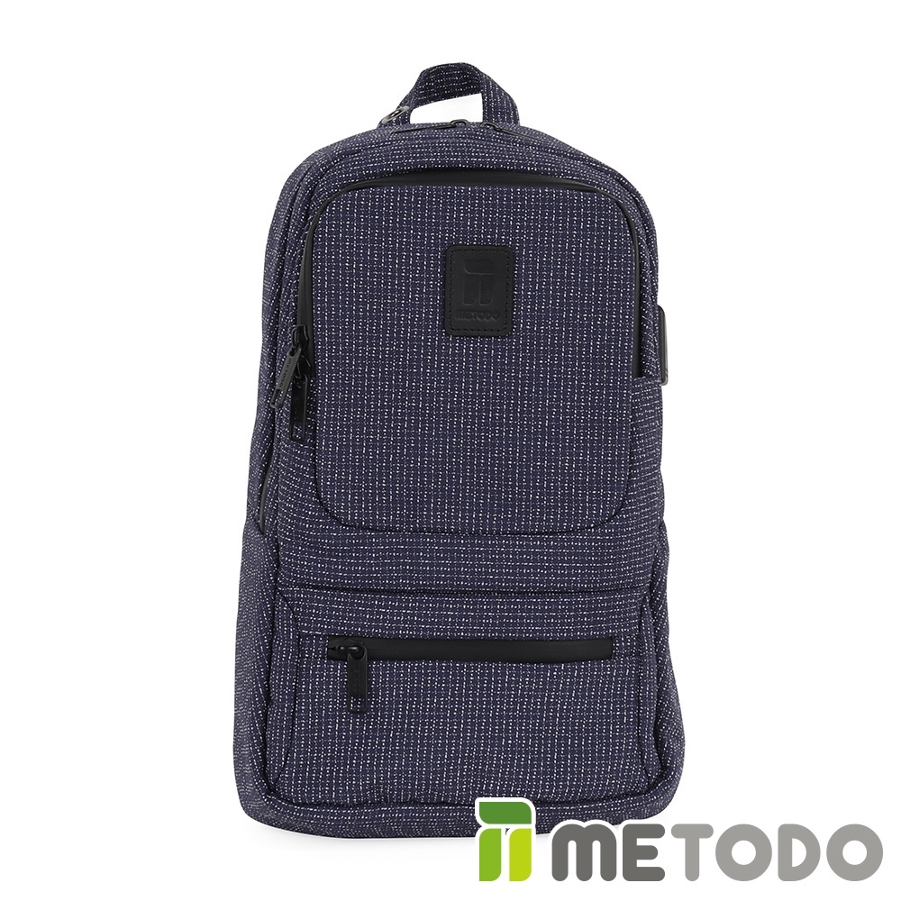 【METODO防盜包】Cross Bag 不怕割單肩斜背包TSL-603星空藍/耐磨防潑水/休閒旅遊包