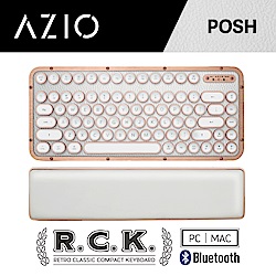 AZIO R.C.K. POSH BT 藍牙真牛皮短版中文鍵盤(PC/MAC)