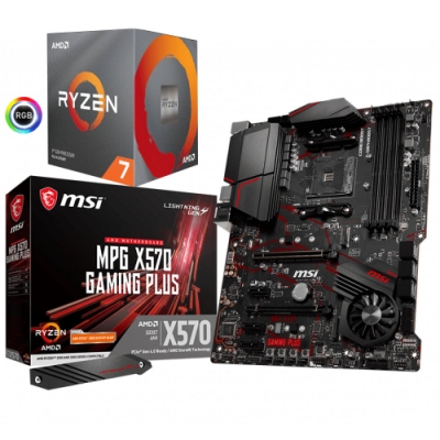 (C+M) AMD Ryzen7 3700X + MSI X570 GMAING Plus 組合