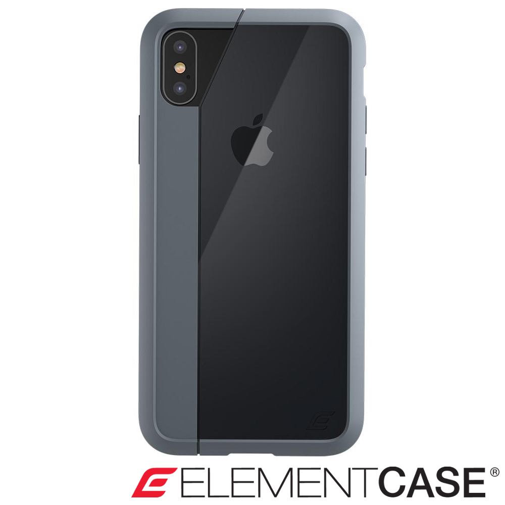 美國 Element Case iPhone XS Max Illusion防摔手機殼-灰