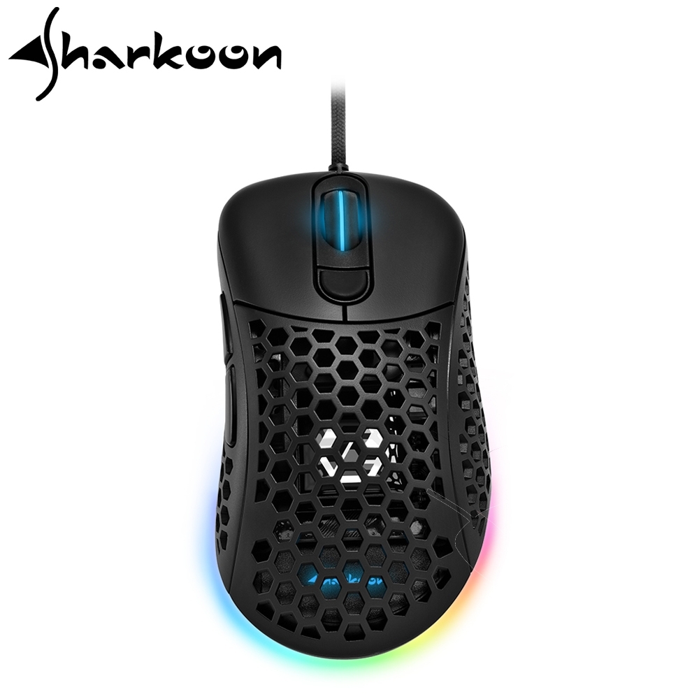 Sharkoon 旋剛 Light2 200 RGB 可換殼  16000dpi 輕量鼠 洞洞鼠 電競滑鼠 有線滑鼠