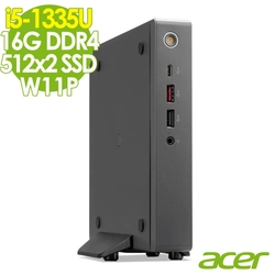 Acer 宏碁 Revo Box RB610 商用迷你電腦 (i5-1335U/16G/512G SSD+512G SSD/W11P)