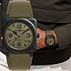 Bell & Ross BR03黑色啞光陶瓷方形機械腕錶-41mm綠 BR03A-MIL-CE/SRB product thumbnail 1