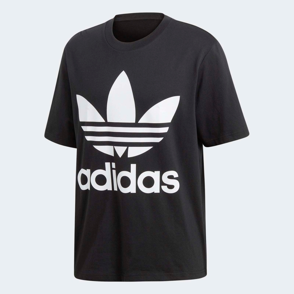 Adidas T恤 Originals Trefoil 男款 愛迪達 落肩 大尺寸 寬版 Oversize 三葉草CW1211