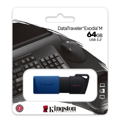 金士頓 kingston dtxm 64g datatraveler exodia m usb3.2 64gb 隨身碟 dtxm/64gb