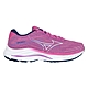 MIZUNO WAVE RIDER 27 女慢跑鞋-運動 J1GD230373 玫紫白 product thumbnail 1