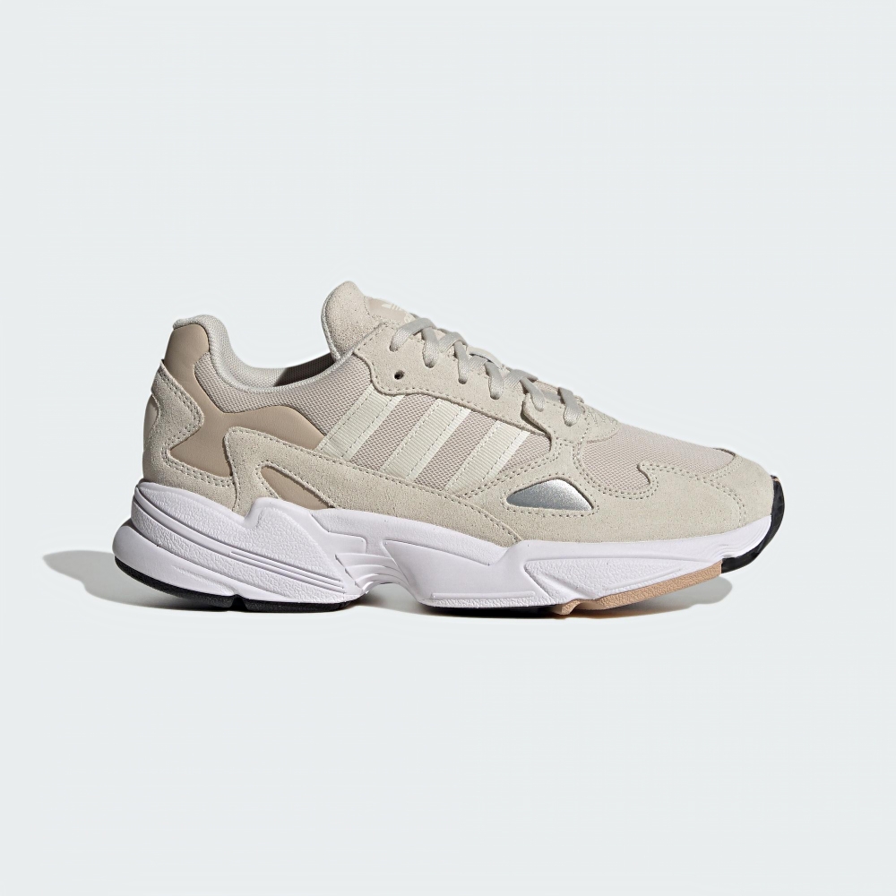 adidas 愛迪達 休閒鞋 女鞋 運動鞋 三葉草 FALCON W 奶茶 IG8303