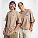 CONVERSE SNEAKER PATCH TEE 短袖上衣 男女 卡其色-10025397-A16 product thumbnail 1