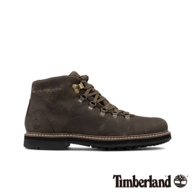 Timberland 男款橄欖色全粒面登山靴|A2988