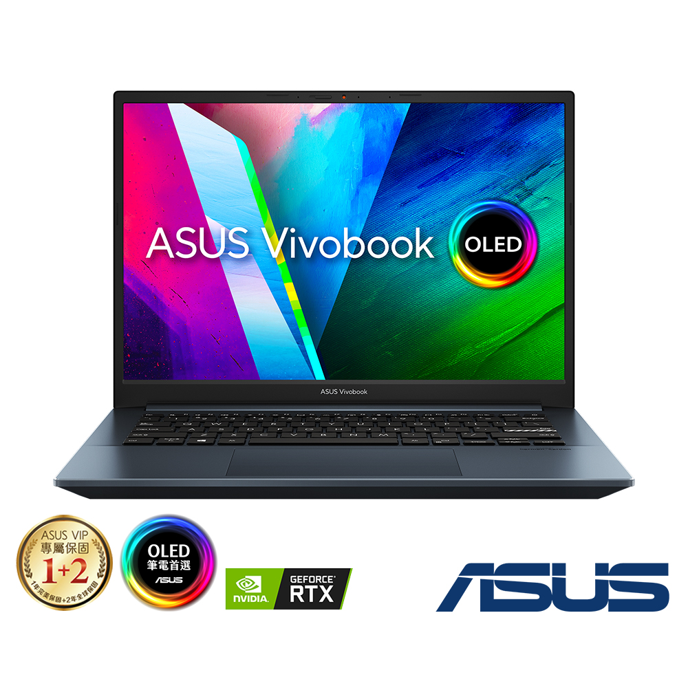 ASUS M3401QC 14吋筆電(R7-5800H/RTX 3050/16G/512G SSD/Vivobook Pro