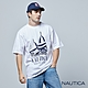 Nautica 男裝 潮流OVERSIZE帆船LOGO短袖T恤-白色 product thumbnail 1