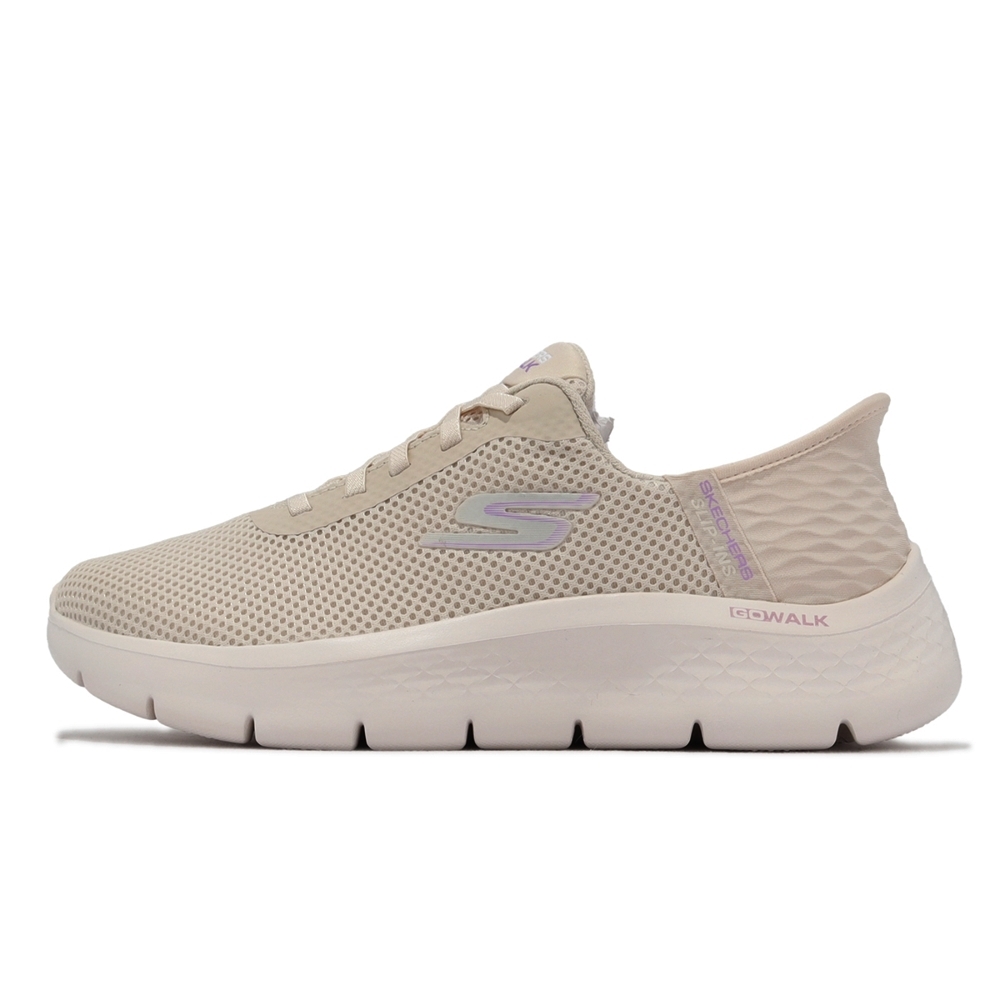 SKECHERS GO WALK FLEX 女健走鞋-米白-124975WOFWT