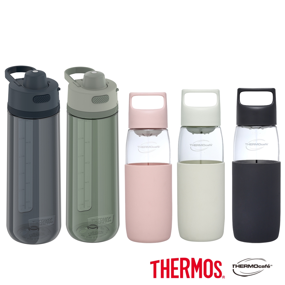 THERMOS膳魔師 輕水瓶710ml+凱菲 隨手瓶500ml