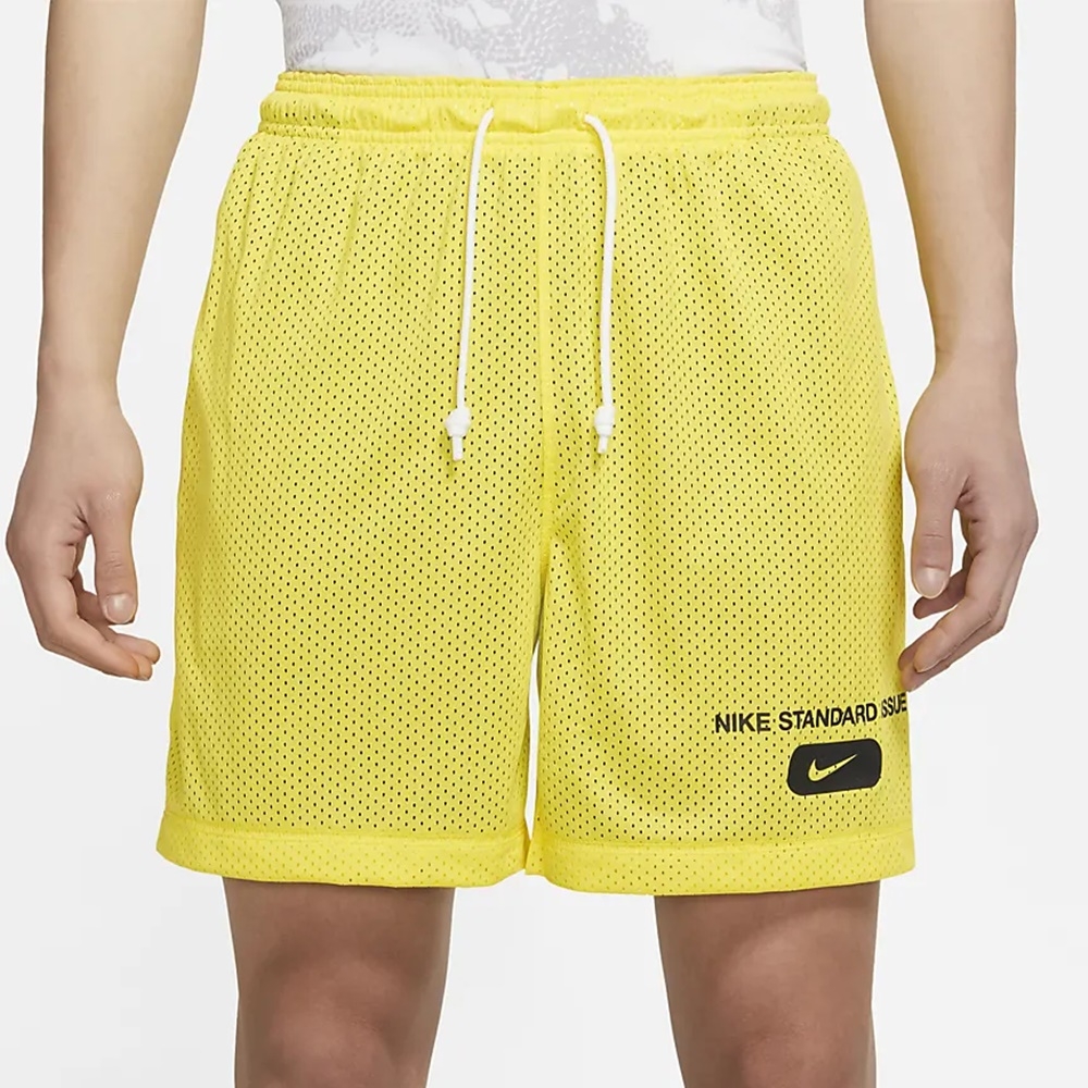 Nike Standard Issue 雙面 男籃球短褲-黃-DA3031731