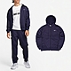Nike 外套 Basketball 男款 紫 白 內刷毛 保暖 連帽 帽T 運動外套 夾克 FB7116-555 product thumbnail 1