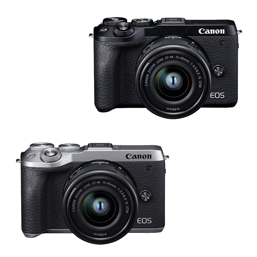 新品級】Canon eos M6 markII 15-45mm IS STM-