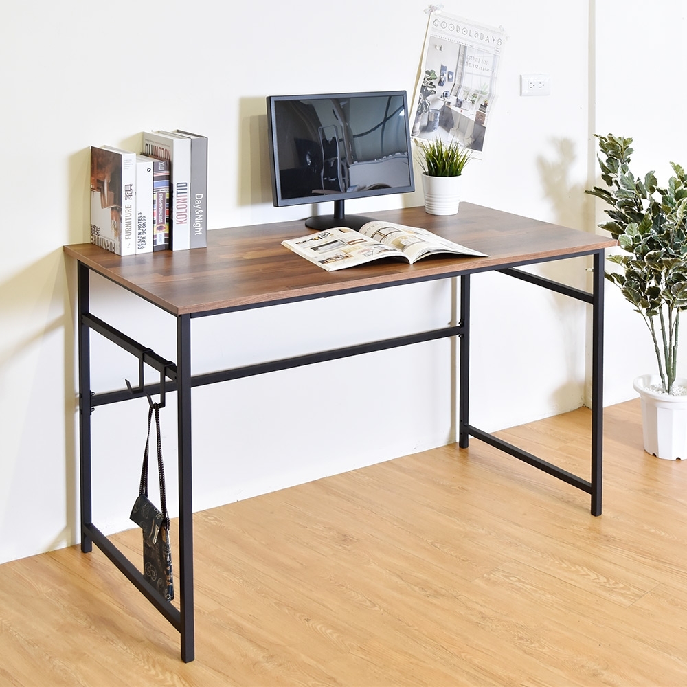凱堡 雷恩120X60cm簡約(附掛勾)工作桌/電腦桌