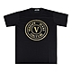 VERSACE JEANS COUTURE金蔥圓型字母LOGO設計純棉短袖T恤(男款/黑) product thumbnail 1