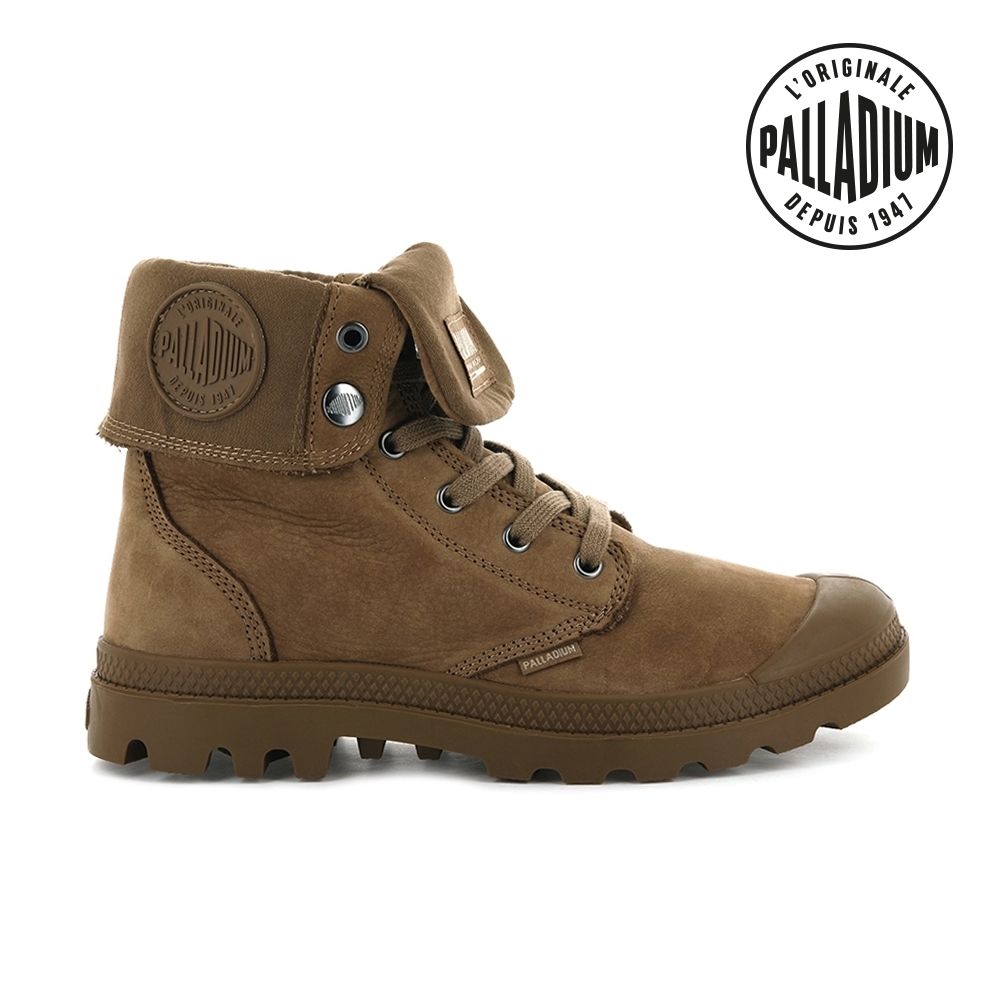 PALLADIUM PAMPA BAGGY NBK反摺皮革靴-中性-土黃