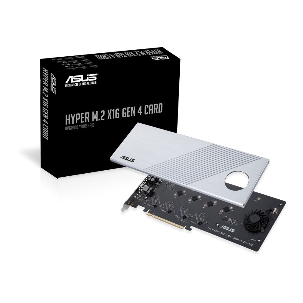 ASUS 華碩 HYPER M.2 X16 GEN 4 CARD PCIe 16X 介面擴充卡