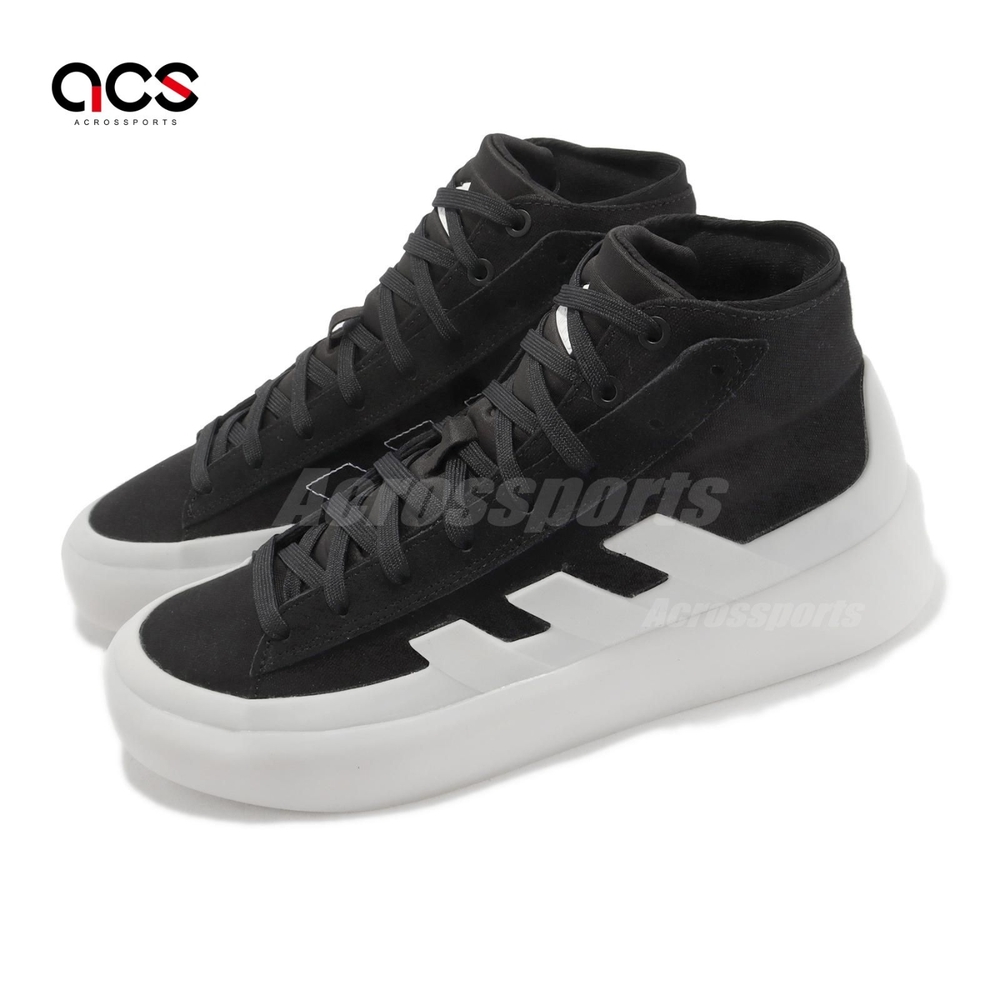 adidas 滑板鞋 Znsored HI 男鞋 黑 白 帆布 高筒 經典 愛迪達 GZ2293