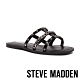 STEVE MADDEN-HARP 時尚飾扣皮質涼拖鞋-黑色 product thumbnail 1
