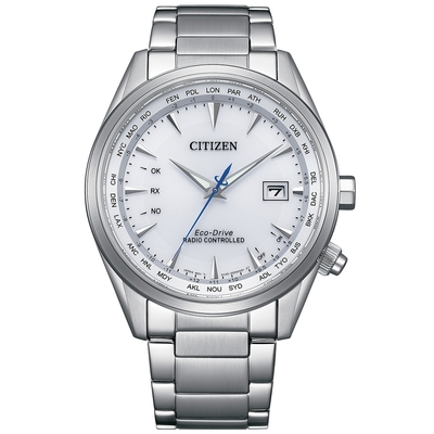 CITIZEN星辰 GENT S系列 光動能 經典時尚電波腕錶 母親節 禮物 42mm/CB0270-87A