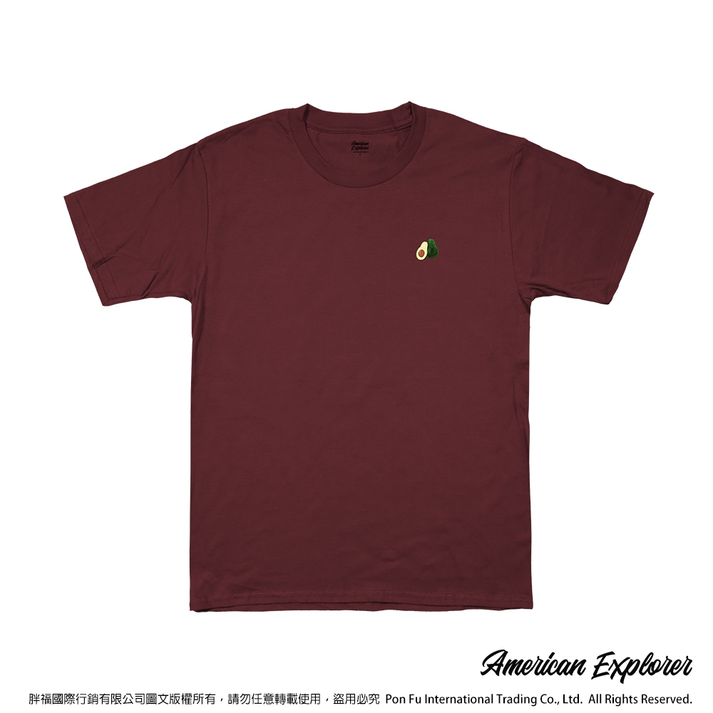 American Explorer 美國探險家 印花T恤(客製商品無法退換) 圓領 美國棉 T-Shirt 獨家設計款 棉質 短袖 - 酪梨