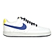 NIKE COURT VISION LO NN 男運動休閒鞋-經典 DH2987-103 白藍黃 product thumbnail 1